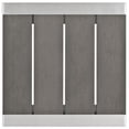 thumbnail image 4 of Modway Table d'Appoint de Patio Extérieur en Bois et Aluminium, Argent/gris, 4 of 4
