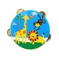thumbnail image 1 of Pandereta de mano de madera de , instrumentos de percusión, tambor de mano, juguete educativo para juegos, juguetes, karaoke, niños pequeños 15 centímetros, 1 of 8