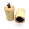 thumbnail image 2 of Portalámparas de madera maciza con tornillo E27, candelabro de madera para cafetería, dormitorio, restaurante, portalámparas de madera creativa, 2 of 6