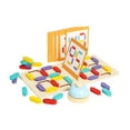 thumbnail image 2 of Rompecabezas cognitivo de números para niños, bloques de construcción cognitivos, modos de juego versátiles, juguete educativo de aprendizaje para, 2 of 9