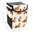 thumbnail image 5 of Squirrel Foldable Car Trash Bin with Lid, Leak-proof Mini Trash Can, Hanging Storage Bag for Car, 5 of 6
