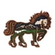 thumbnail image 1 of Figura decorativa coleccionable de caballo con efecto, estatua de madera para decoración de habitaciones Sin luz, 1 of 9