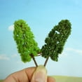 20 Pieces Plastic Simulated Artificial Trees Gardening Landscape