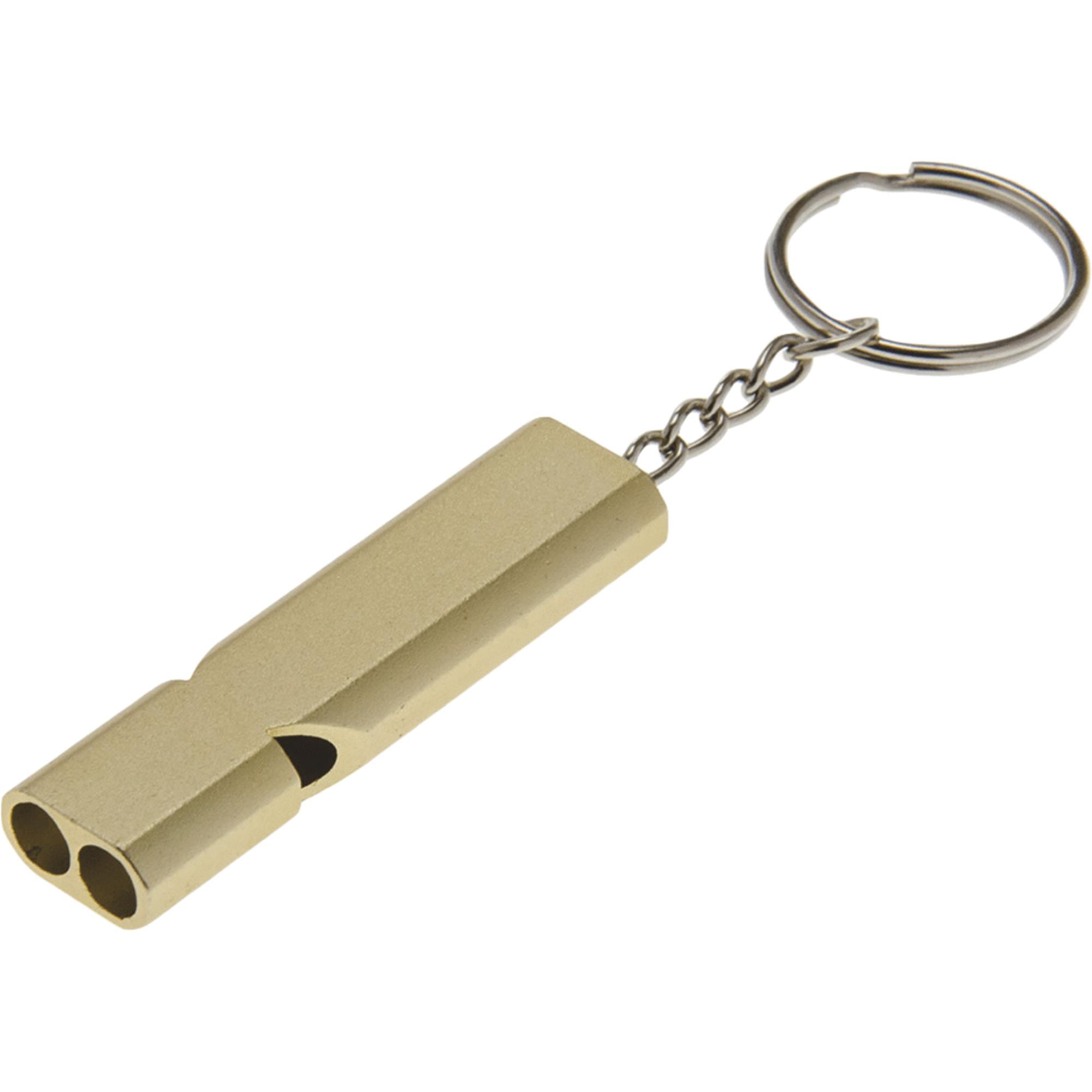 Rose Safety Whistle Keychain 