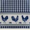 thumbnail image 2 of Achim Barnyard Window Curtain Tier Pair and Valance Set, 58 x 36, Navy, 2 of 2