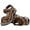 Red Brown, variant on CAMEL CROWN Mens Leather Hiking Sandals Outdoor Beach Sports Male Water Sandals Fisherman Open Toe Shoes Adjustable Straps Athletic Sandals