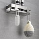 thumbnail image 2 of Kearding Organizador de cocina montado en la pared para baño, estante de drenaje, estante de ducha sin perforaciones, estante de almacenamiento Juegos de accesorios de baño Plata No.02, 2 of 6