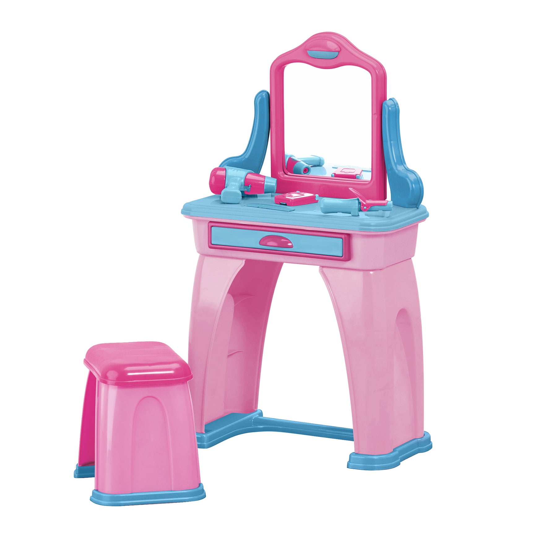 American Plastic Toys My Very Own Vanity Set for Kids with 7 Accessories