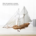 thumbnail image 4 of Wooden 1:130 Wooden Sailboat Kit Intelligence Development DIY Scientific Ancient Model Ship Building Kit For Teenager Adults, 4 of 8