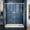 Chrome, variant on DreamLine Infinity-Z 30 in. D x 60 in. W x 74 3/4 in. H Clear Sliding Shower Door in Chrome and Right Drain Biscuit Base