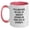 White/Pink, variant on Funny Waitress Gifts from Family - Two Tone Coffee Mug - I'm A Waitress. My Level Of Sarcasm Depends On Your Level Of Stupidity. - Unique Mother's Day Unique Gifts for Waitress