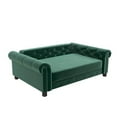 thumbnail image 5 of Ollie & Hutch Felix Pet Sofa, Large Size Pet Bed for Dog or Cat, Green Velvet, 5 of 17