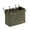 Retro green, variant on Picnics Cookware Hanging Outdoor Camp Equipment Bag Multiple Pocket Camping Table Storage Bag Armrest Side Organizers