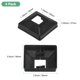 thumbnail image 3 of Uxcell 4-Pack Cubierta de Base de Poste, Se Ajusta a Poste de 1.18"x 1.18" Tipo Dividido para Barandilla de Hierro/Madera para Interiores/Exteriores/Postes/Vallas/Escaleras/Patios [Negro], 3 of 7