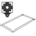 thumbnail image 1 of Regla de múltiples ángulos de acero inoxidable, herramienta universal para posicionamiento de apertura de 4 pliegues, azulejos de piso de pared, 1 of 14