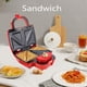 thumbnail image 4 of de gofres de parrilla de sándwich eléctrico tostadoras antiadherentes desmontables, de es Gloria sandwichera tostadora, 4 of 9