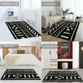 thumbnail image 2 of African Mud Cloth Black And White Soft Comfy Area Rugs Carpet Suitable for Living Room Kitchen Bedroom Laundry Room Home Decorations 59"x71", 2 of 7