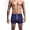 Navy, variant on WIZUTIZ Swim Trunks Mens Fashion 3 Inch Mesh Liner Men's Swimwear Bathing Suit Short Swimming Trunks for Men Beach Shorts