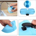 thumbnail image 4 of Kit de adiestramiento para perros, bolsa de adiestramiento para perros de silicona, bolsa de golosinas para perros con adiestramiento con clicker para perros, azul, 4 of 5