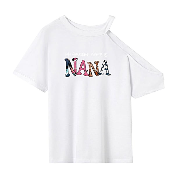 Camiseta para mujer Yinane ropa deportiva verano ajuste Regular suave cuello redondo M