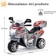 thumbnail image 5 of Costway Moto Montable para Niños Moto Eléctrica Juguete de Batería 6 V con 3 Ruedas Música Incorporada Focos Función Adelante y Atrás Gris, 5 of 8