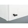 thumbnail image 3 of (2 pack) Mainstays Simple Modern Square 1-1/4 in. (32 mm) Matte Black Cabinet Bar Knob (2-Pack), 3 of 6