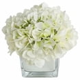 thumbnail image 2 of RG Style Artificial Silk Hydrangea Floral Arrangements in Decorative Vase, 2 of 7