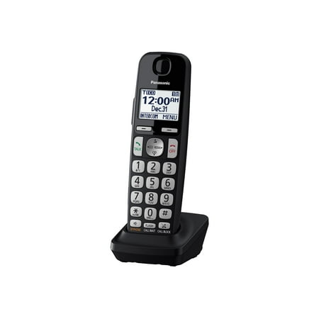 UPC: 0885170262904 | Panasonic KX-TGEA40 – Cordless extension handset with caller ID/call waiting – DECT 6.0 – black – for Panasonic KX-TGE433; Link2Cell KX-TGE474