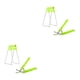 thumbnail image 1 of Injueey 2 piezas de pinzas para placas calientes de acero inoxidable 410/201 para un manejo fácil y seguro, bueno y conveniente fluorescente fluorescente 2Conjunto, 1 of 6
