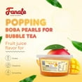thumbnail image 3 of Fanale Popping Boba Pearls for Bubble Tea - 2 lb (1 lb X 2) | Mango | Bursting Boba Pearls Bubble 450g X 2 | Real Fruit Juice for Shakes, Dessert, Smoothie, 3 of 6