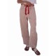 thumbnail image 2 of Pantalones Vaqueros Holgados con Diseño de Patchwork y Cordón Ajustable para Mujer Rojo M, 2 of 7