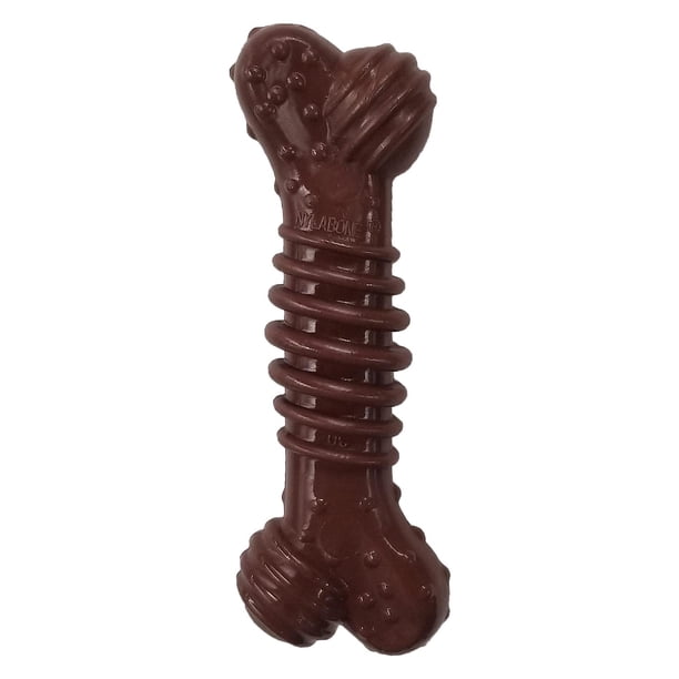 Juguete Masticable Texturizado Nylabone Dura Chew Sabor Hueso Medley Lobo Medio