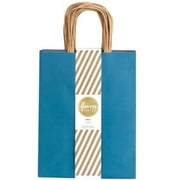 AC Medium Kraft Bag Value Pack 13/Pkg, Blue Tones by AC Gift