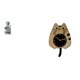 thumbnail image 1 of Estatua de Guan Yin,Estatua de Guan Yin para decoración del hogar.,Reloj de pared,Reloj de pared decorativo con diseño de gato para sala de estar,silencioso,Reloj de pared de madera con, 1 of 8