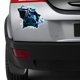 thumbnail image 2 of Etiqueta Engomada Del Coche Etiqueta Engomada La Cubierta Del Coche La Etiqueta Engomada Del Esqueleto Del Cráneo 3D, 2 of 8