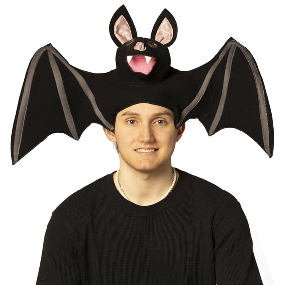 Imposta Costumes Bat Hat Halloween Costume Accessory, Black, Men and Women, One Size Fits Most, 30215-OS