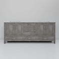 thumbnail image 4 of Lexora Home Jacques 72" Carrara Marble Top Double Vanity in Distressed Gray, 4 of 9