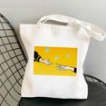 thumbnail image 1 of Sac de Courses Banane Poisson Sac en Toile pour Courses Sac Fourre-Tout Réutilisable Bolsa Compra Boodschappentas Saclas 3 35x40cm une Face, 1 of 6