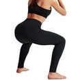 thumbnail image 3 of Enwejyy Women's Sweat-Absorbent Elastic Waist Quick-Drying Sporty Yoga Leggings, 3 of 5