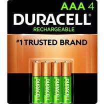 Duracell - Rechargeable AAA Batteries - Long Lasting, All-Purpose Triple A Battery for Household and Business - 4 Count