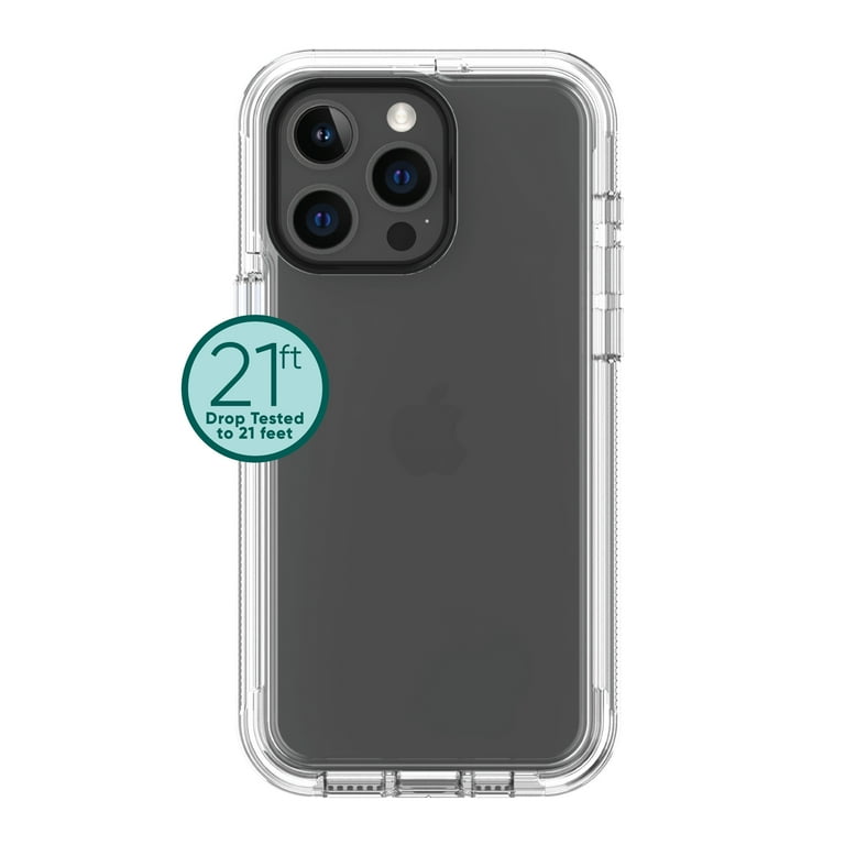 Onn+ Rugged Phone Case with Holster for iPhone 15 Pro, Drop Tested