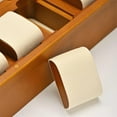 thumbnail image 5 of Grids Solid Wood Jewelry Organizer Box Watch Holder Storage Case Watch Display Box, 5 of 8
