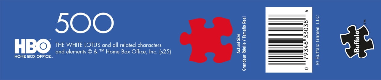 Buffalo Games White Lotus Collage Puzzle de 500 pièces pour adultes de 14 à 99 ans