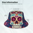 thumbnail image 3 of Rocae Dead Day Party for reflective Bucket Hat for Men Women Summer Beach Travel Summer Cap, 3 of 6
