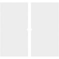 thumbnail image 4 of 24"OD x 1"ID x 8 1/4"C x 1"P Embry Architectural Grade PVC Contemporary Ceiling Medallion, Two Piece, 4 of 11