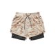 thumbnail image 1 of Eigraketly 2021 pantalones cortos para correr de camuflaje para hombres 2 en 1 de pisos de secado rápido pantalones cortos deportivos para gimnasio Uniforme atlético Marrón militar M Eigraketly OD2835-17B, 1 of 1