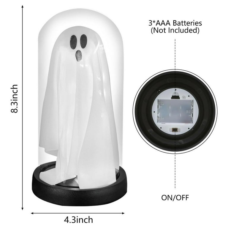 Ghost cloche Light up hot