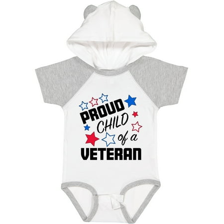

Inktastic Proud Child of a Veteran Veterans Day Boys or Girls Baby Bodysuit