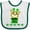 White and Green, variant on Inktastic St Patricks Day Clothes Boys or Girls Baby Bib