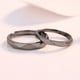 thumbnail image 2 of Anillo Ajustable para Pareja de Plata Italiana 925 Negro y Anillo para Hombre y Mujer Un Anillo Ligero y Lujoso para Amantes, 2 of 2